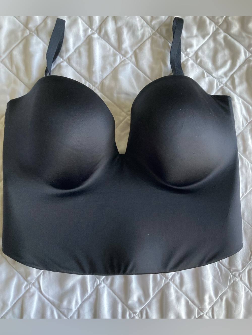 Fine Lines Women's Low Back Longline Bra .